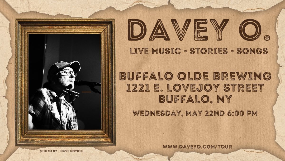 Davey O. makes his Buffalo Olde Brewery debut!