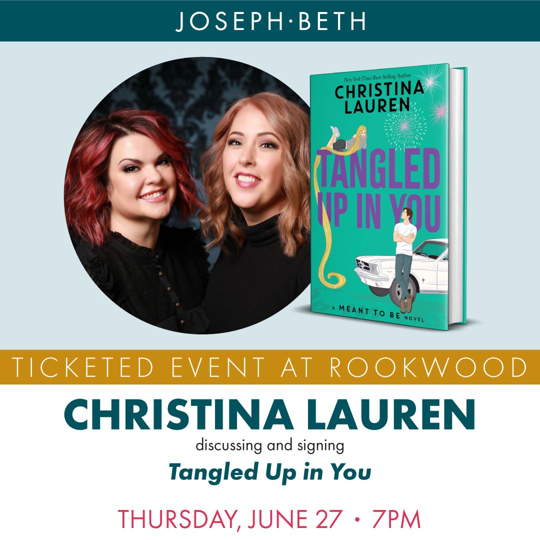 Christina Lauren discussing and signing Tangled Up in You