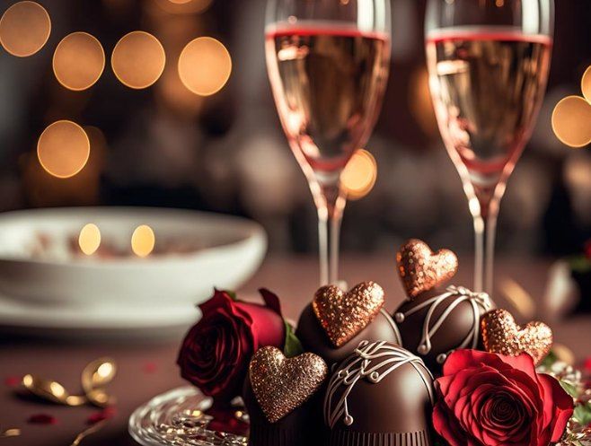 Wine and Truffle Pairing - Valentine's Delight