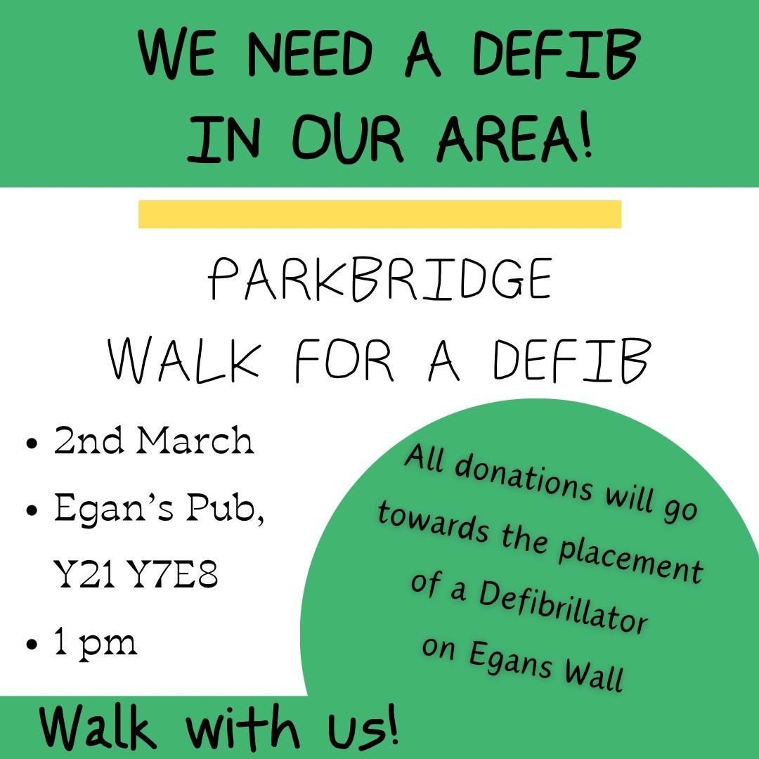 Walk for a Defib in Parkbridge