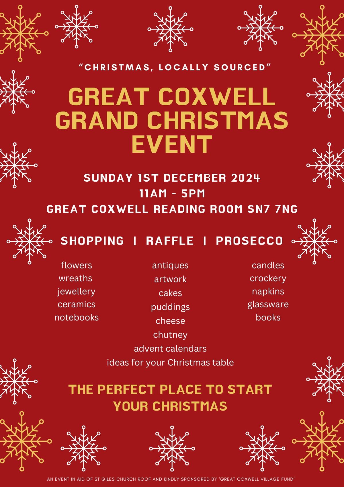 Great Coxwell Grand Christmas Event