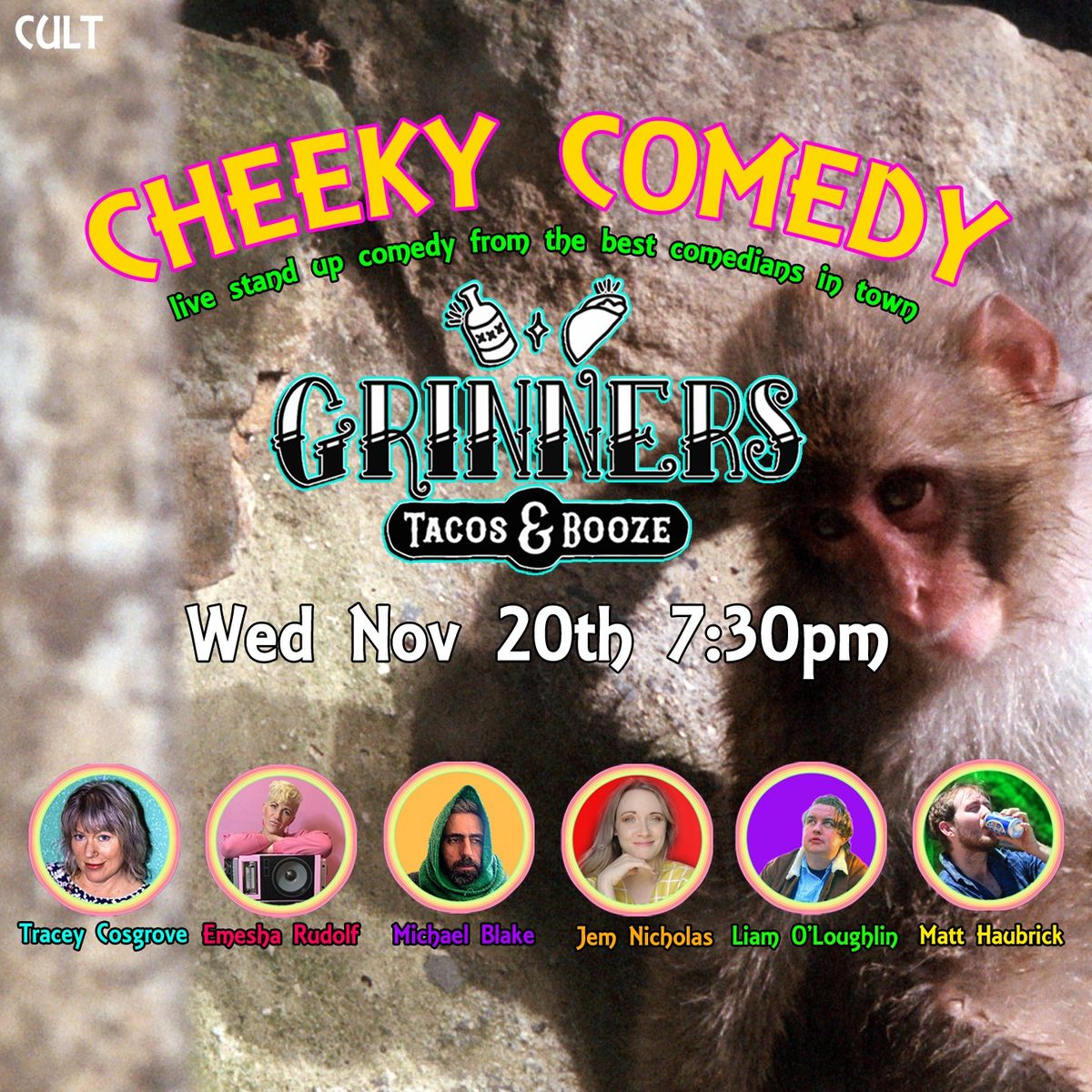 Cheeky Comedy Wed Nov 20th 2024