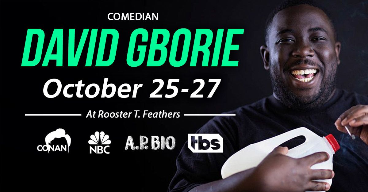 Comedian David Gborie