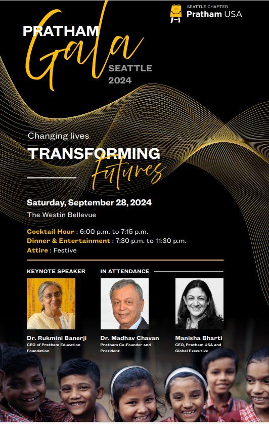 Change Lives and Transform Futures at the 2024 Pratham Seattle Gala