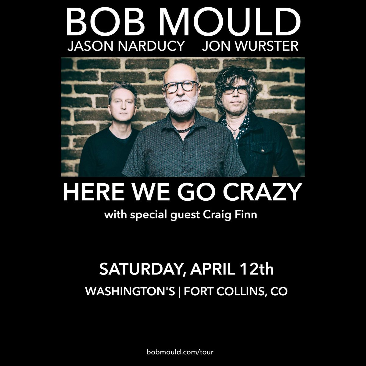 Bob Mould Band with Special Guest Craig Finn