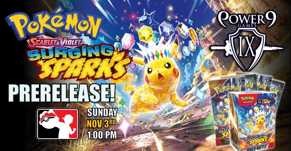 Pokemon: Surging Sparks Prerelease