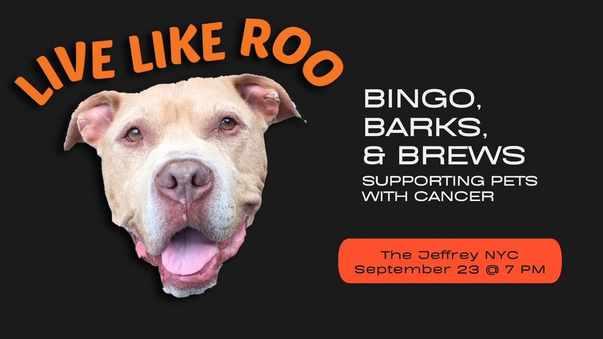 Bingo, Barks & Brews for Live Like Roo