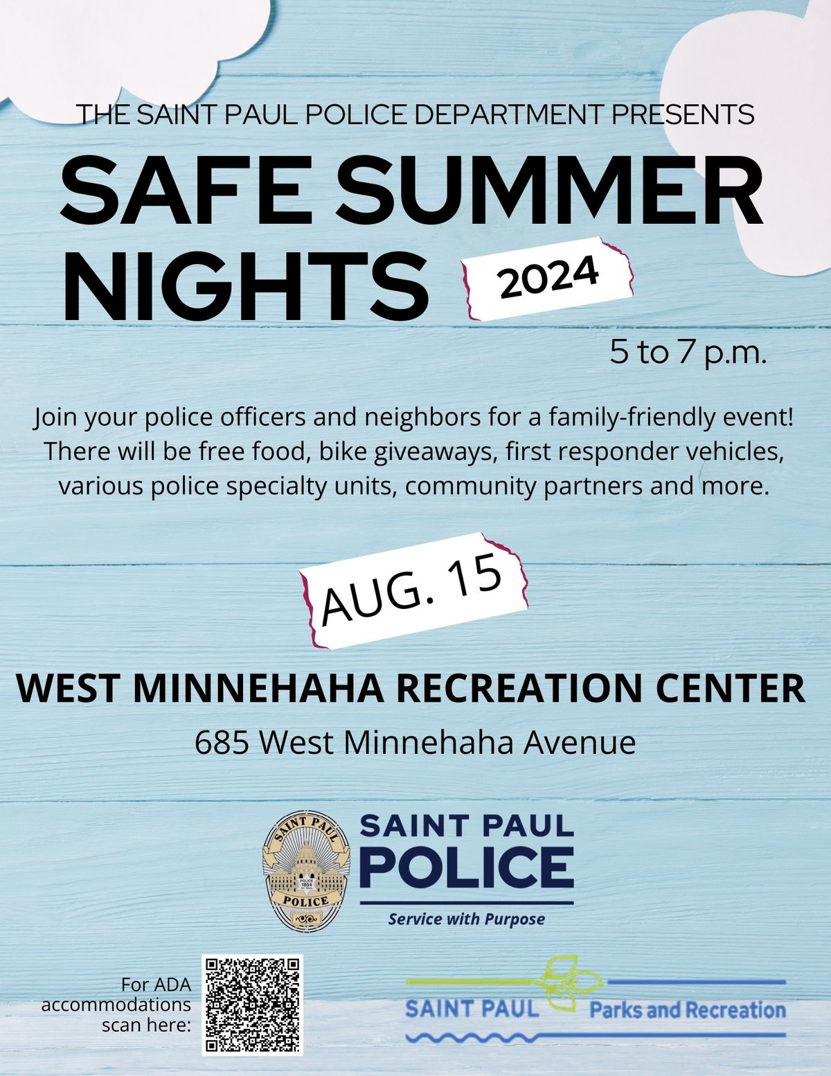 Safe Summer Nights (West Minnehaha)