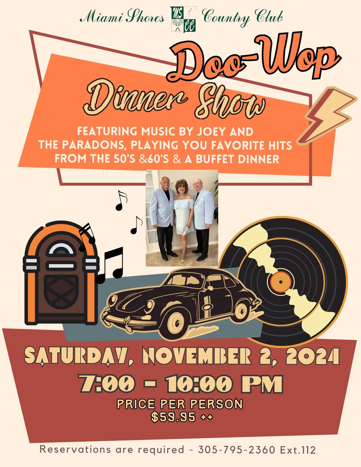 Doo-Wop Dinner and Show