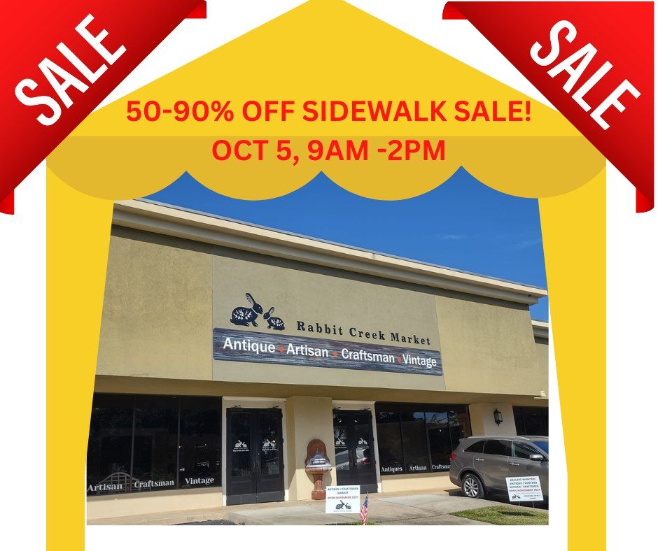 Rabbit Creek Market's Annual Sidewalk Sale 