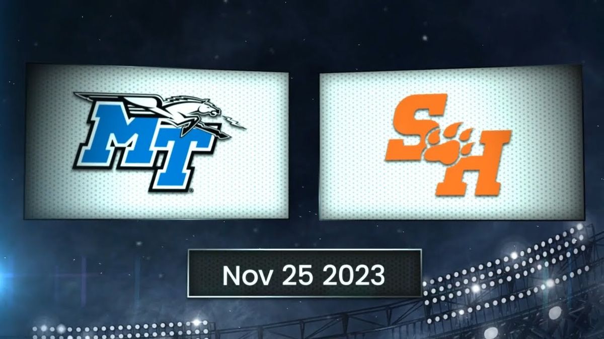 Sam Houston Bearkats vs. Middle Tennessee State Blue Raiders