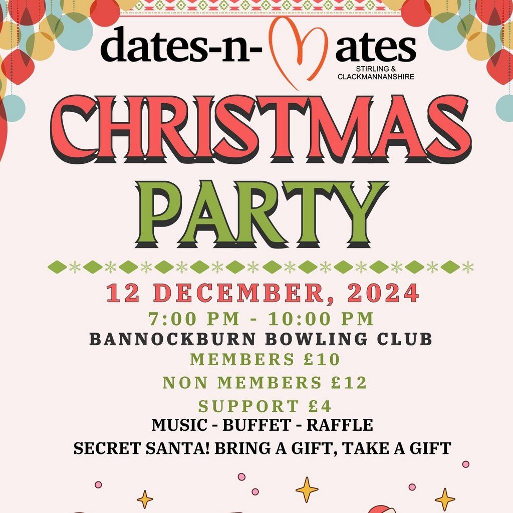 Dates-n-Mates Stirling & Clackmannanshire Christmas Party