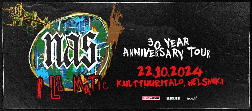 Nas (US): Illmatic 30 Year Anniversary Tour, Kulttuuritalo, Helsinki 22.10.2024 