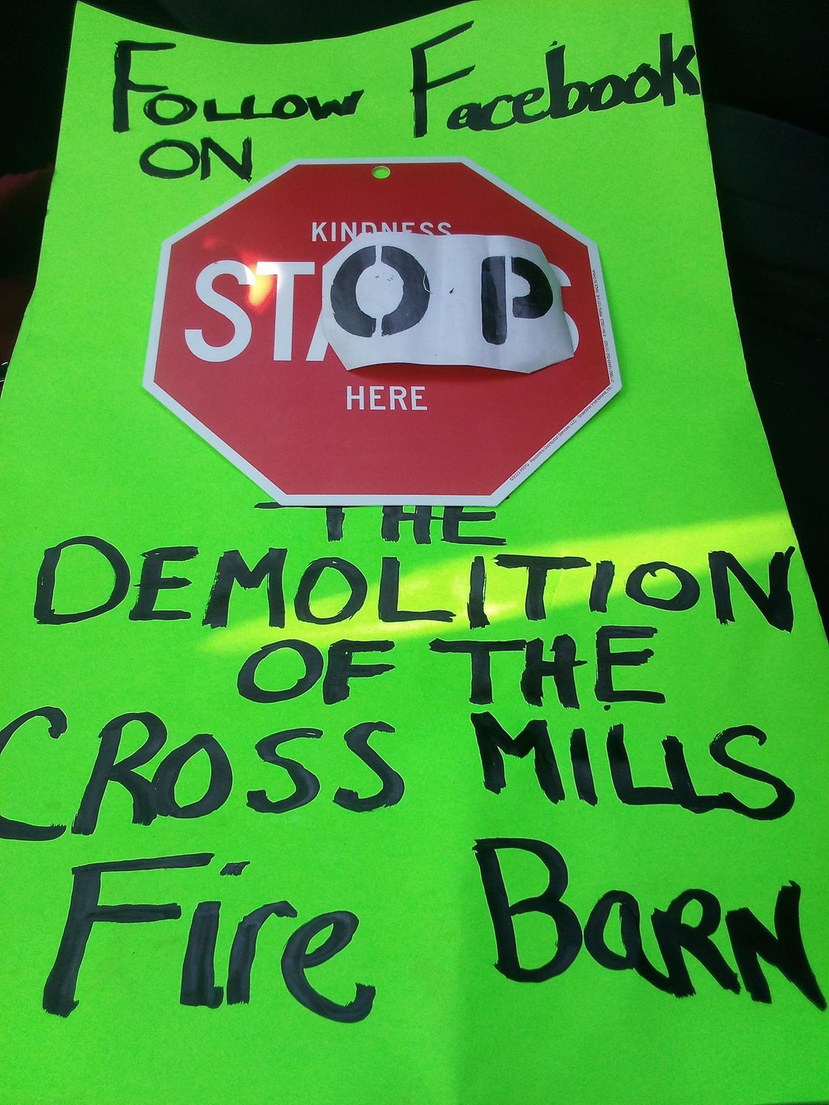 Stop the Demolition of The Old Cross Mills Fire Barn