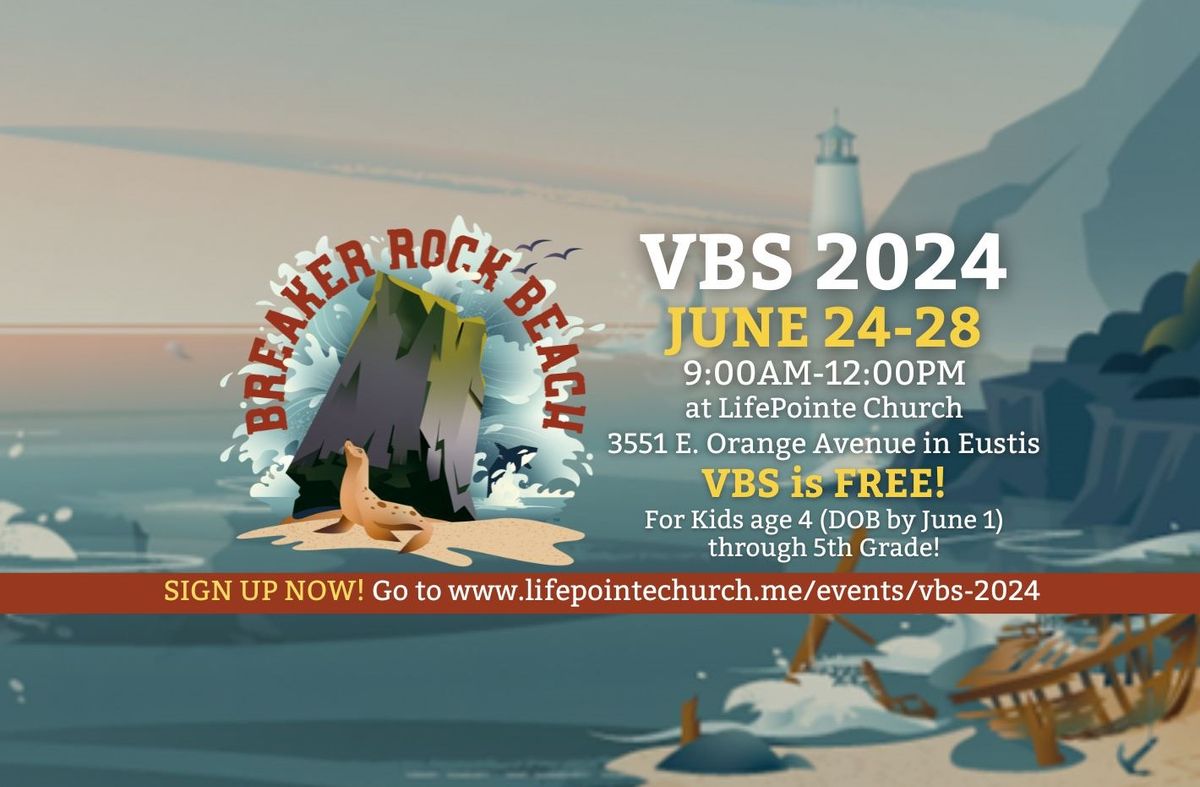 VBS 2024: Breaker Rock Beach!