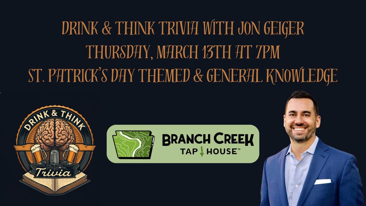 Drink and Think Trivia with Jon Geiger