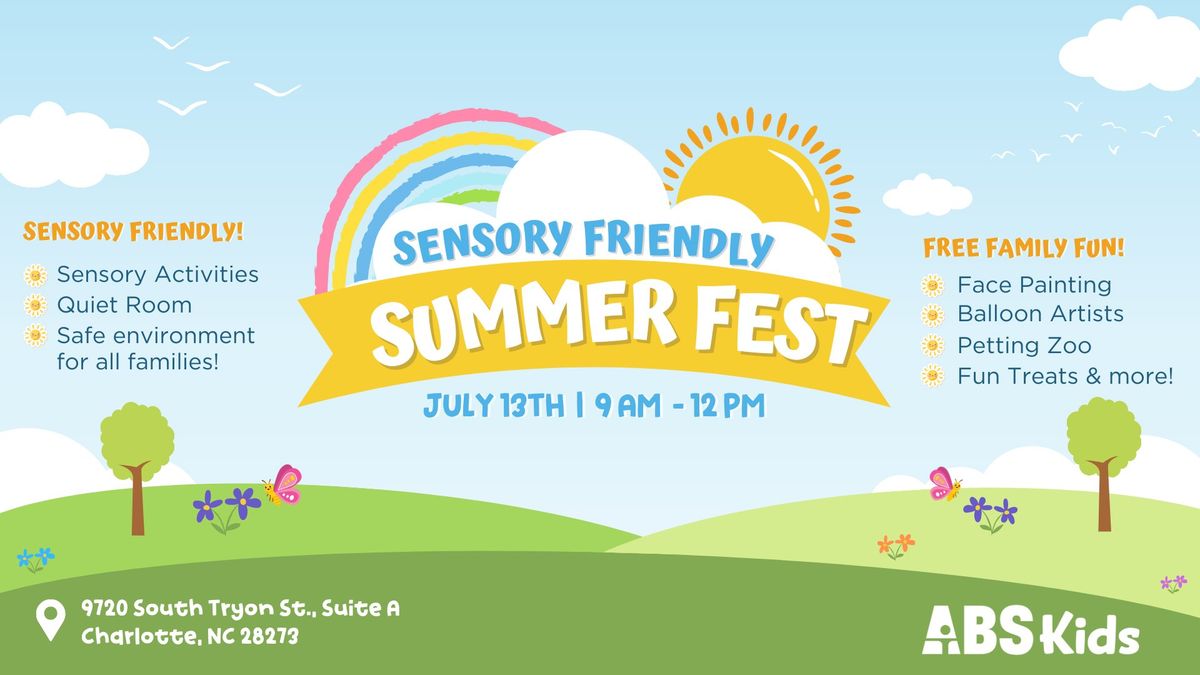 Sensory Friendly Summer Fest