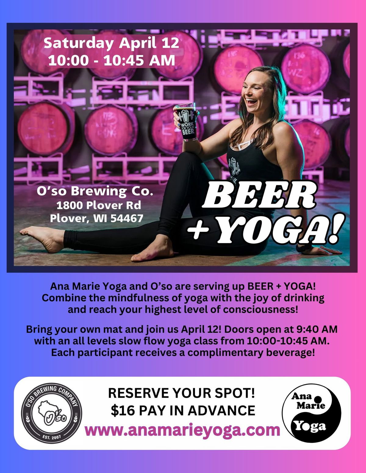 Beer + Yoga!