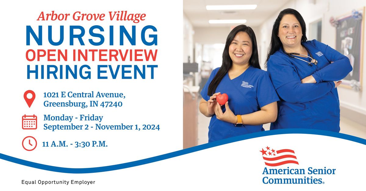 Greensburg, IN: Nursing Open Interview Hiring Event