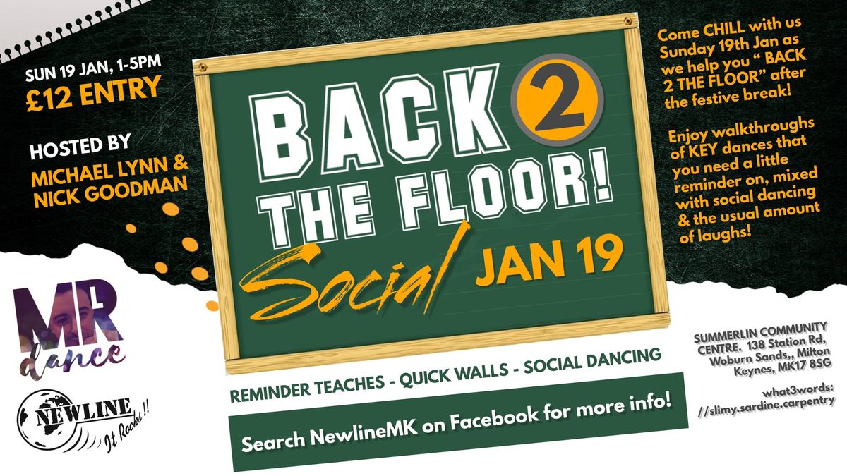 Back To The Floor Social & Workshop