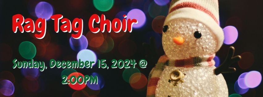 Rag Tag Choir Holiday Concert