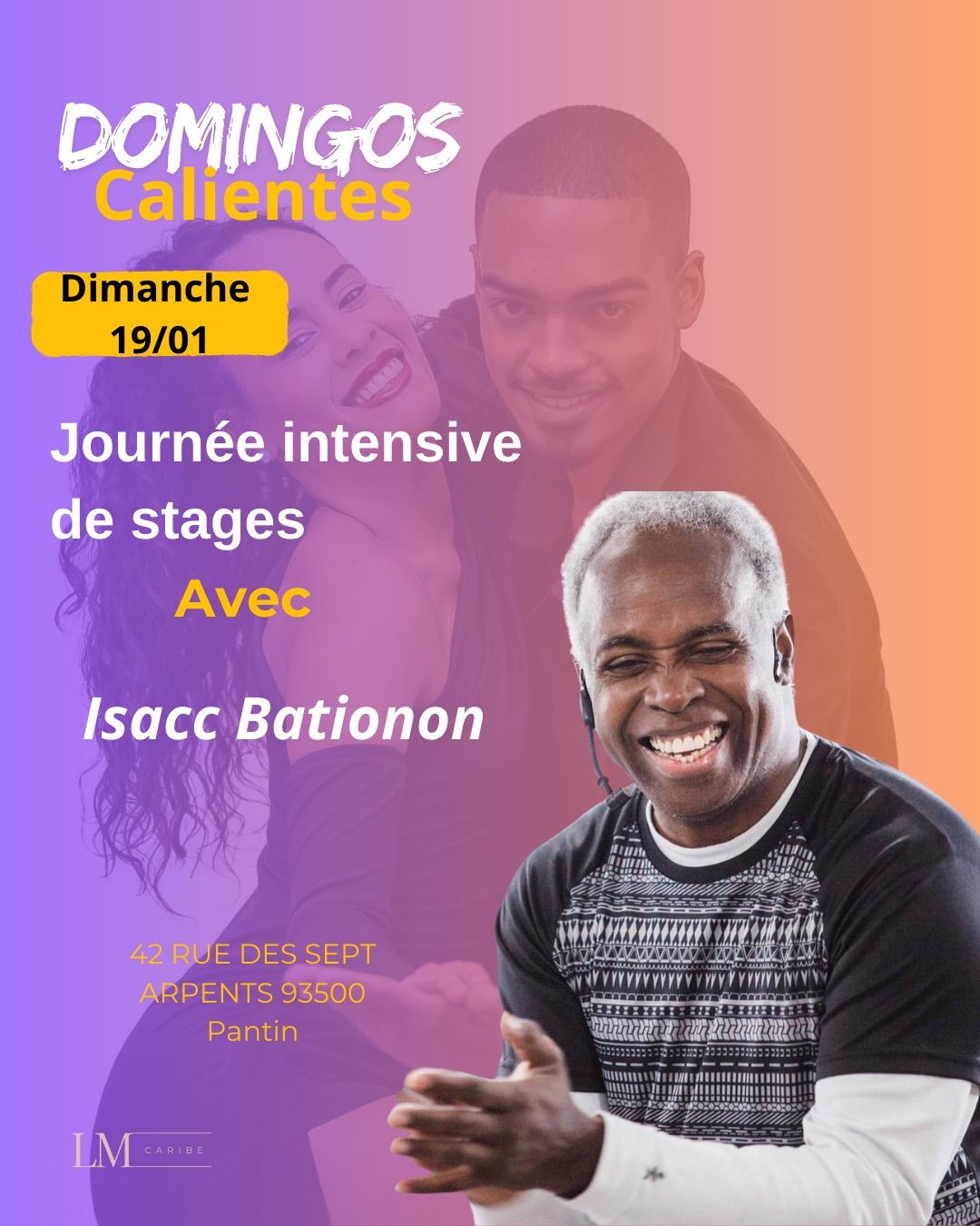 Stage intensif \u00ab Domingos Calientes \u00bb avec Isaac Bationon.