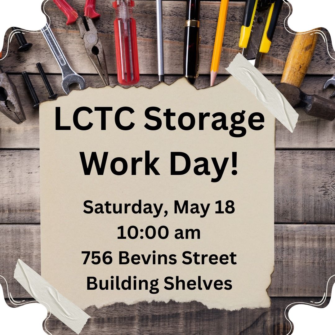 Lake County Theater Company Storage Work Day
