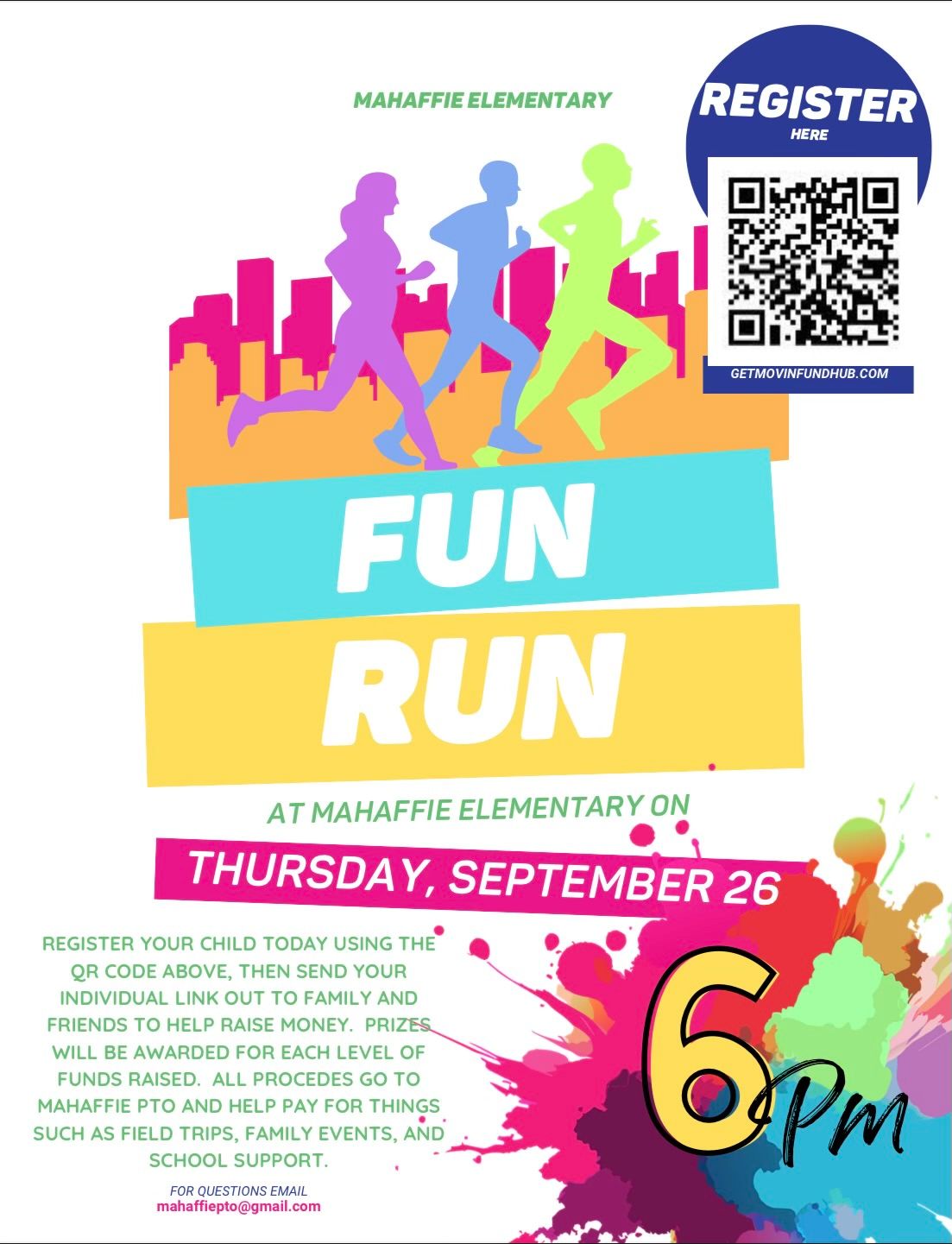 Mahaffie Elementary Fun Run