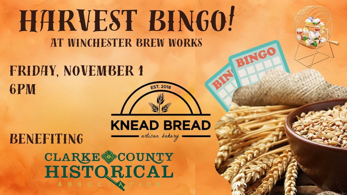 Harvest Bingo @ WBW