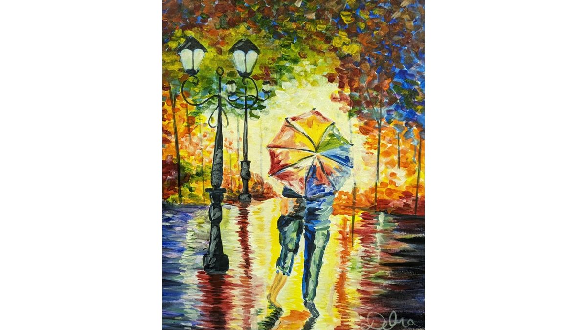 Together in the Rain | Paint and Sip | Lansing Brewing Co,