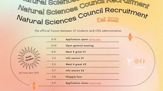 NSC Fall 2021 Recruitment