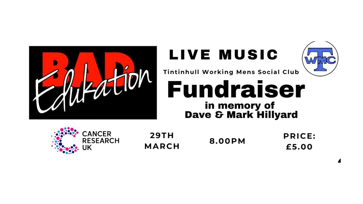 Live Music Fundraiser in Memory of Dave & Mark Hillyard