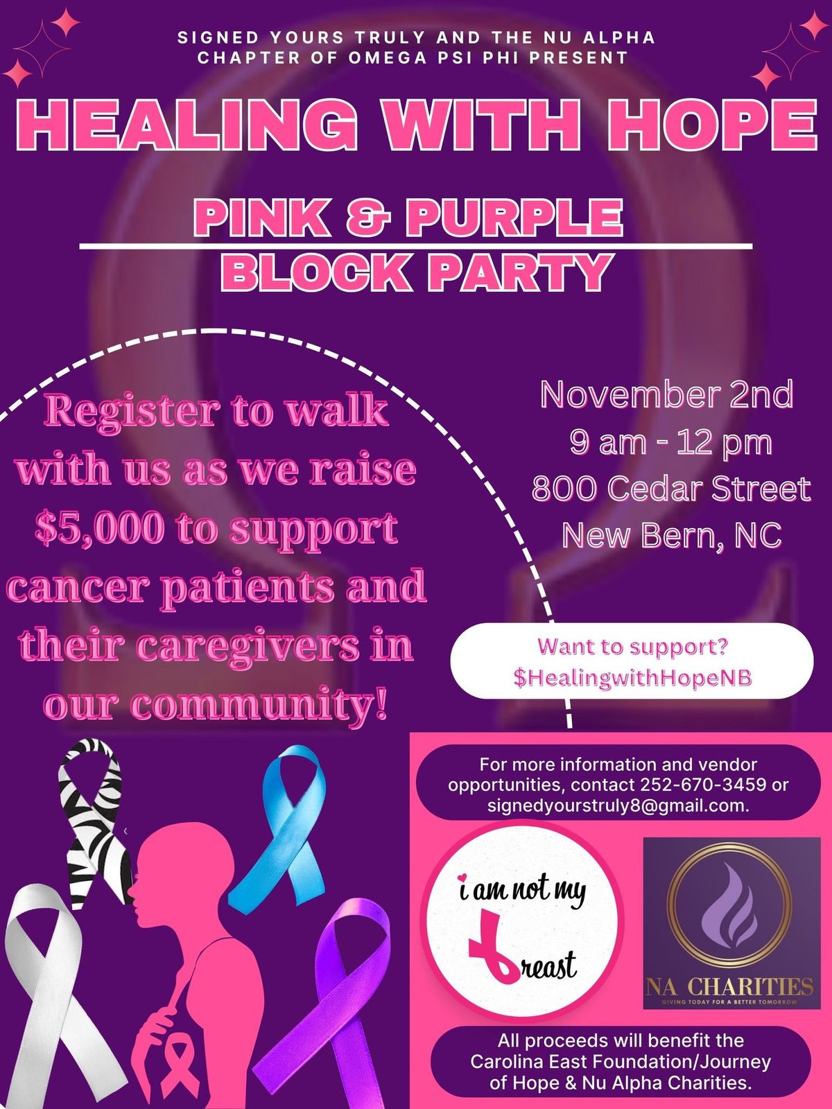 Healing with Hope\/Pink and Purple Block Party