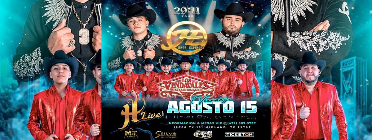 HNOS. ESPINOZA & LOS VENDAVALES EN MIDLAND, TX