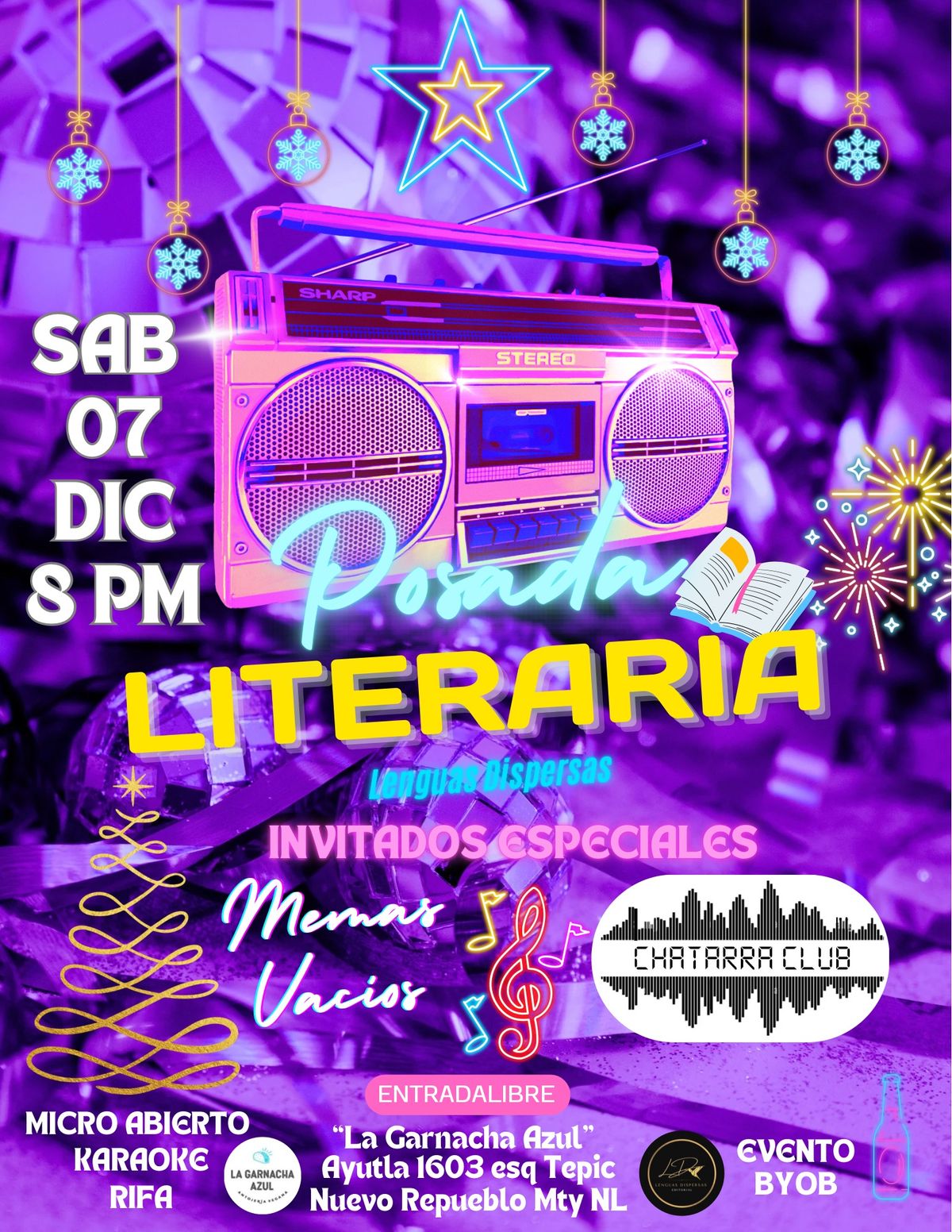 Posada Literaria\u2728Lenguas Dispersas 2024\ud83d\udcab