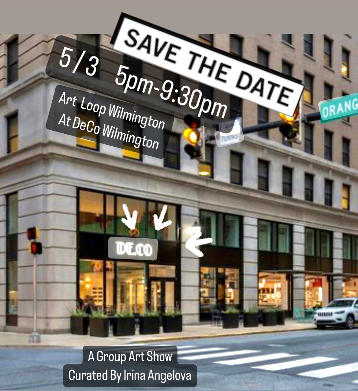 Wilmington\u2019s May Art Loop 5\/3 Group art show at DeCo Wilmington featuring local artists