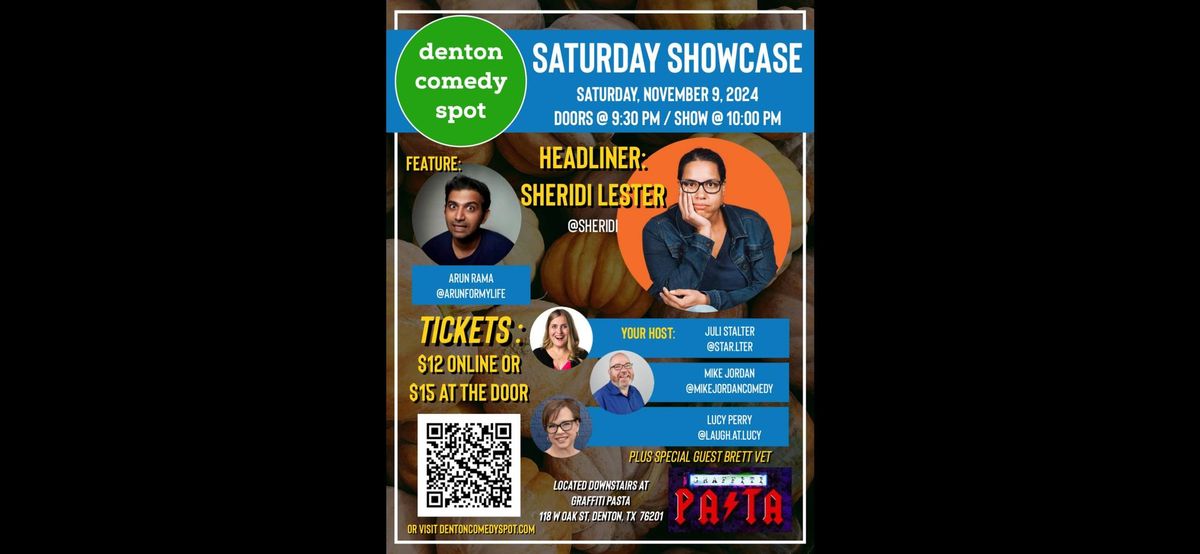 DCS Saturday Showcase with Sheridi Lester