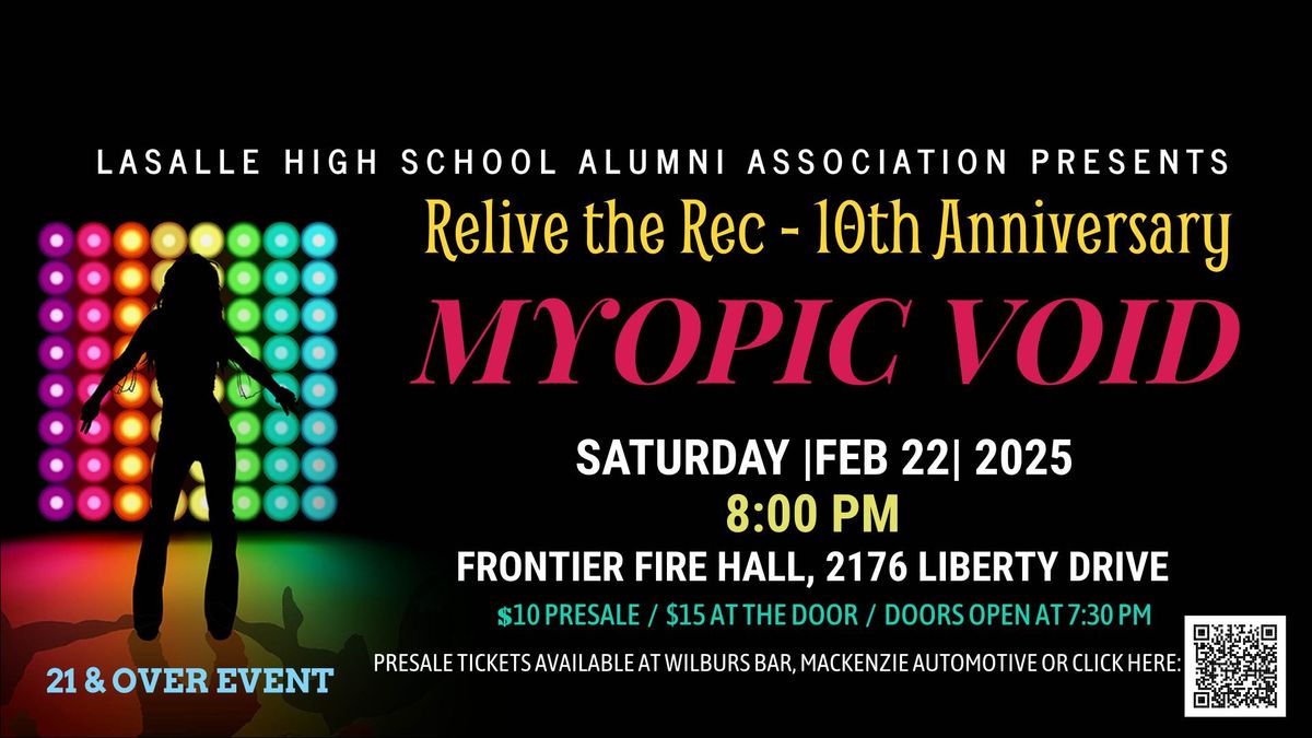 RELIVE THE REC - 10TH ANNIVERSARY with MYOPIC VOID