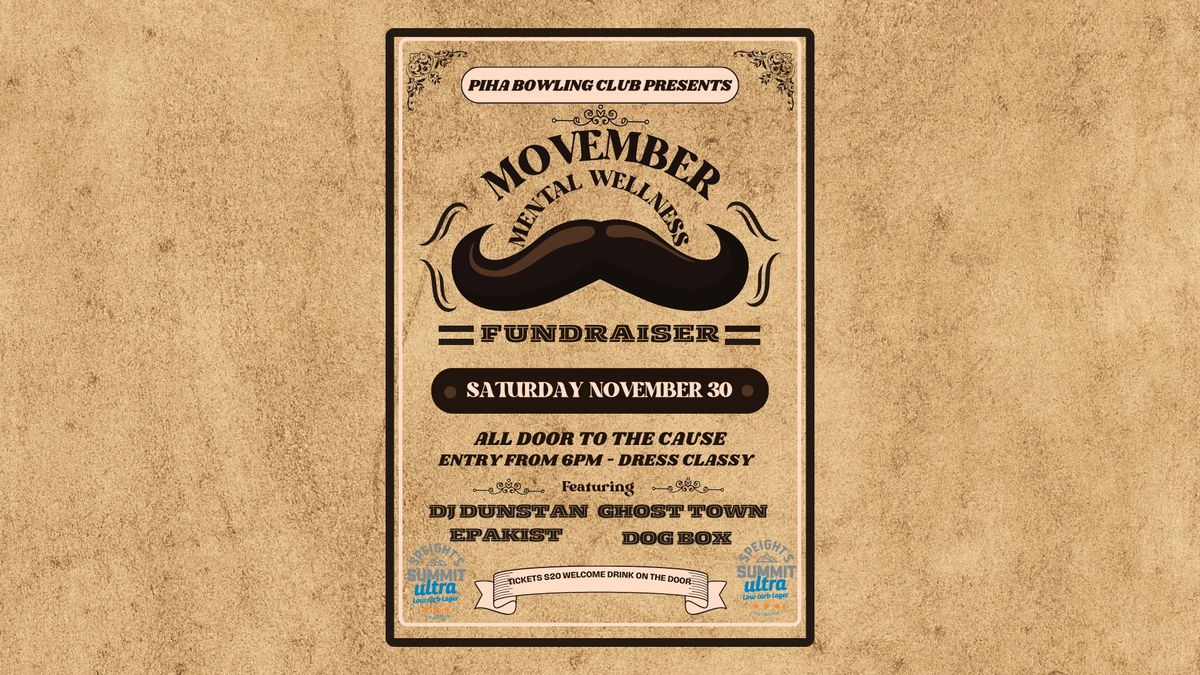 Movember - Piha Rangatahi Fundraiser