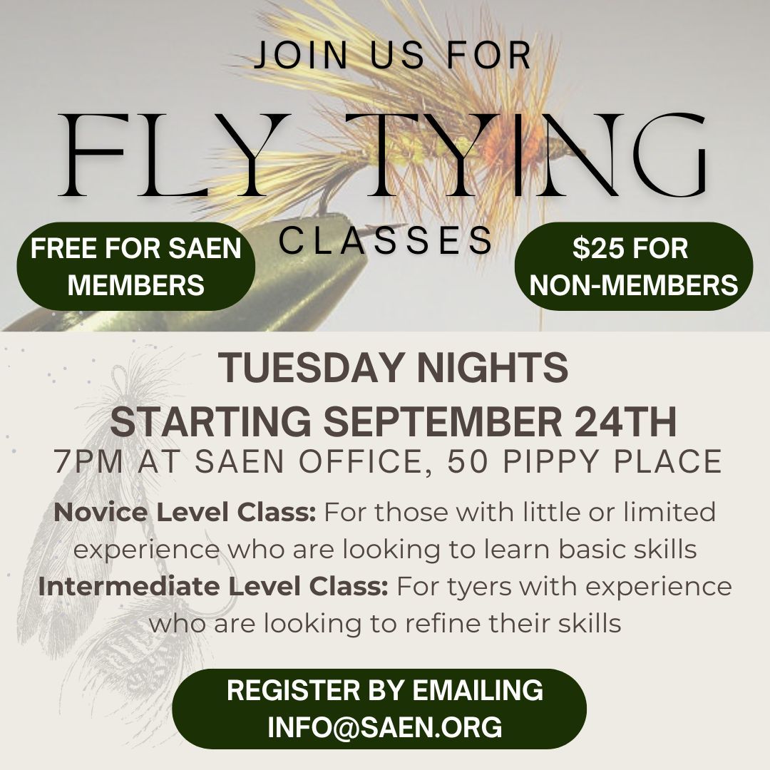 Fly Tying Classes (Novice and Intermediate)