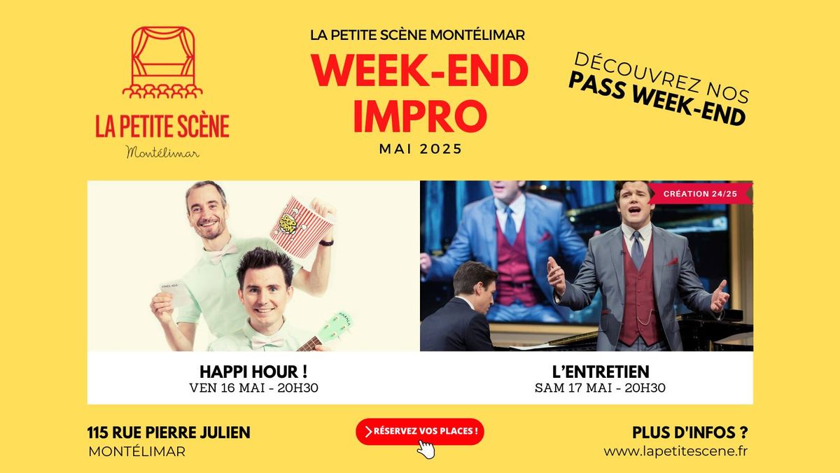 Week-end Impro Mont\u00e9limar - 16 & 17 mai 2025