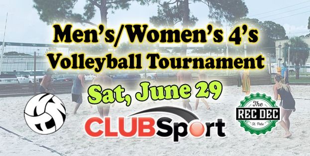 Men's\/Women's 4's Volleyball Tournament