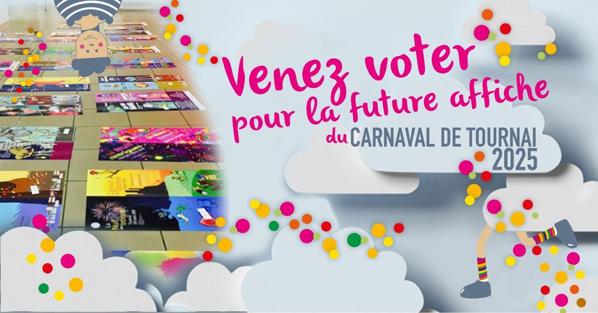 Vernissage, votes & exposition des affiches du Carnaval 2025