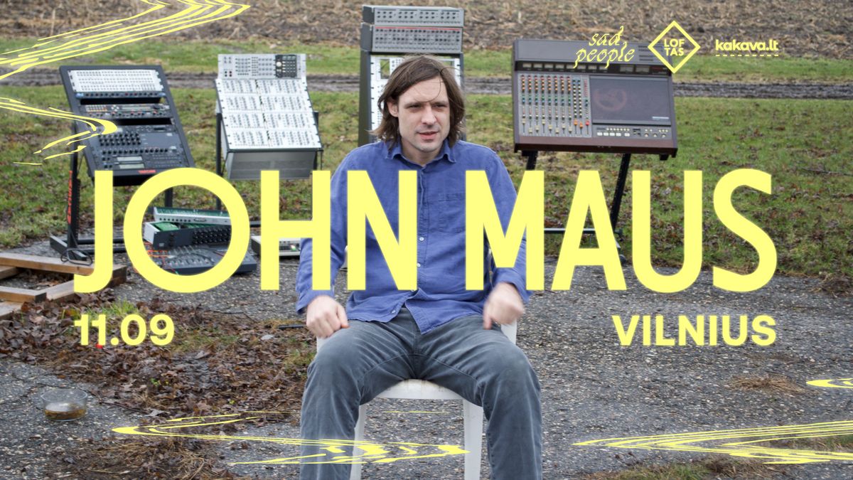 John Maus (USA) I Vilnius