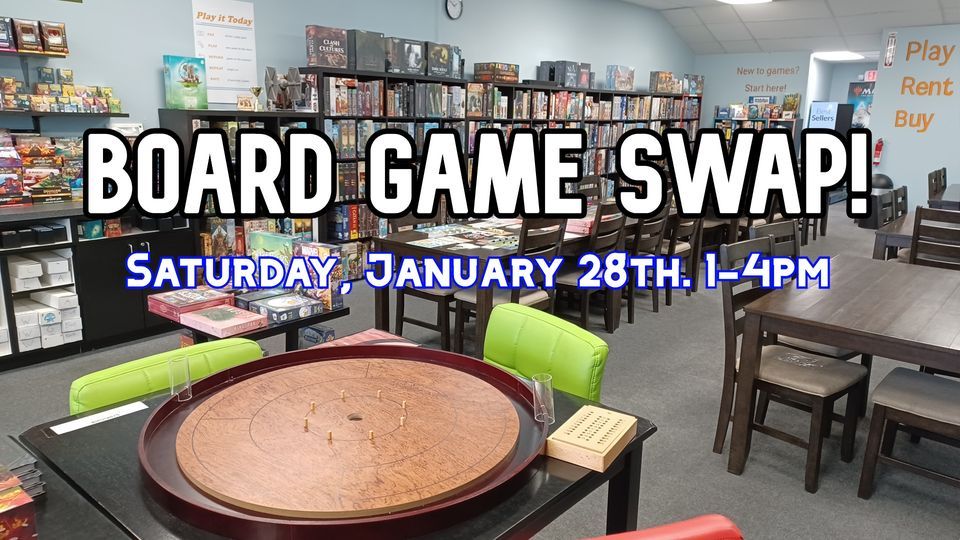 Board Game Swap!, Play it Today Games, Erlanger, 28 January 2023