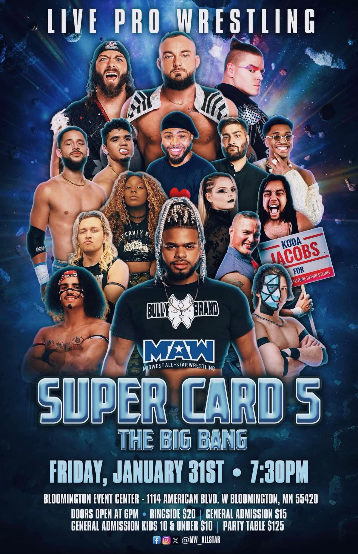 MAW-Live! \u201cSuper Card 5\u2026the Big Bang!\u201d