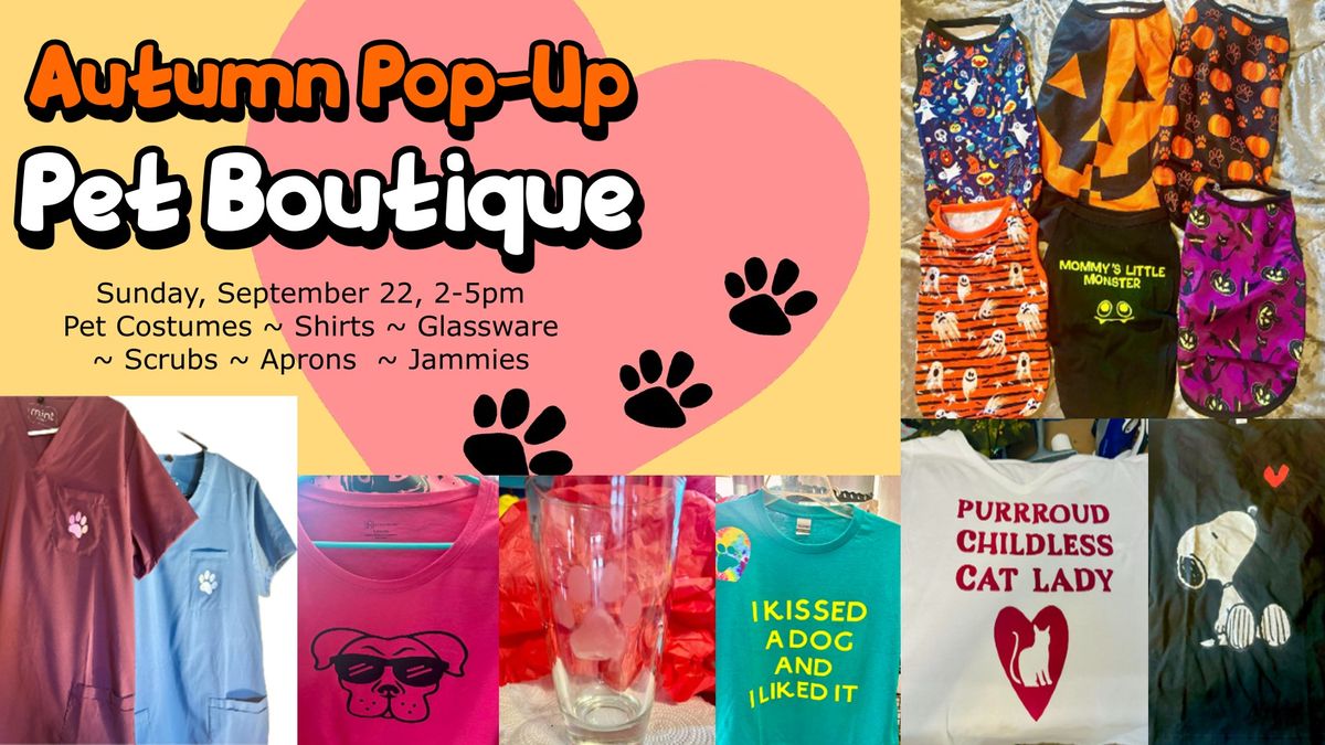 Pop Up Pet Boutique