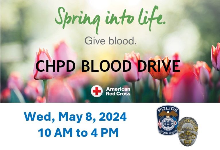 Blood Drive at the CHPD!