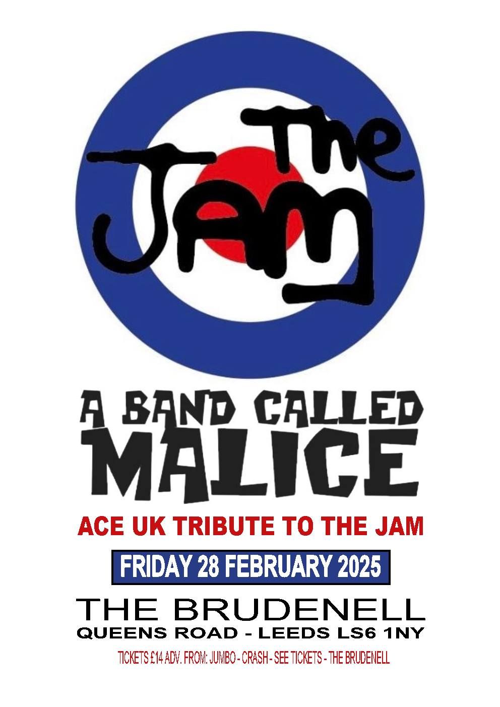 A BAND CALLED MALICE - Ace tribute to THE JAM