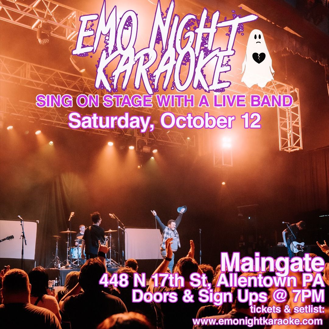 Emo Night Karaoke Allentown 10\/12